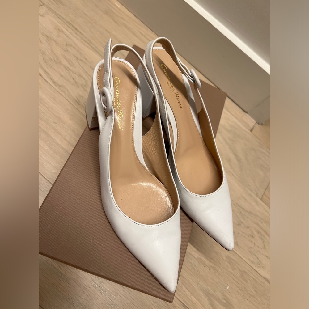 Gianvito Rossi Milano - Agata in Vitello White